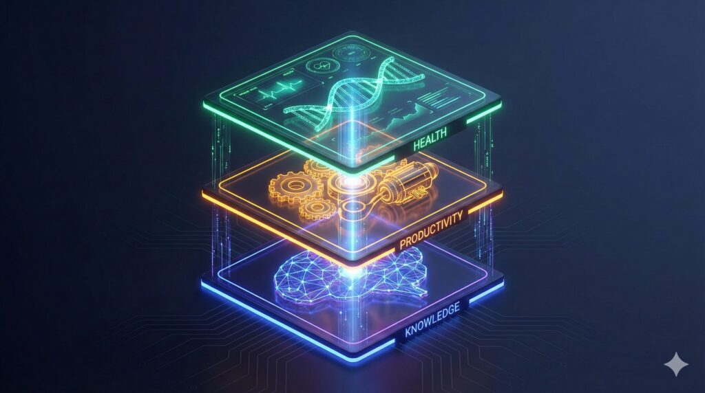 In the modern digital age, we are drowning in software. We have a to-do list app for work, a calorie tracker for food, a calendar for meetings, and a notes app for ideas. None of them talk to each other. Instead of making us faster, this fragmentation slows us down. The solution isn't to download more apps; it is to build a deliberate, integrated AI Life Stack.  An AI Life Stack is more than just a folder of apps on your phone. It is a curated ecosystem of tools that communicate, automate, and optimize your life from morning to night. When you build a proper AI Life Stack, you stop being the manual laborer in your own life and start becoming the architect.  If you feel overwhelmed by technology rather than empowered by it, you need to restructure. In this comprehensive guide, we show you exactly how to design an AI Life Stack that runs your life on autopilot.  What Exactly is an AI Life Stack? Think of your life as a corporation. You have different departments: Operations (Work), R&D (Learning), and Maintenance (Health). A traditional tech setup keeps these siloed. An AI Life Stack integrates them.  When you have a fully functioning AI Life Stack, your fitness data feeds your calendar to suggest rest times. Your reading highlights feed your writing tools to spark ideas. The goal is friction-less living. Without a proper AI Life Stack, you are constantly context-switching, wasting mental energy trying to remember where you saved that one file.  Step 1: The Brain Layer (Knowledge Management) The foundation of any robust AI Life Stack is your "Second Brain." Your biological brain is for having ideas, not holding them. You need a tool to capture every thought so you never lose value.  The Tools: Notion (enhanced with Notion AI) or Obsidian.  The Workflow: Every time you have an idea, read an insightful article, or attend a meeting, you dump it into this layer of your AI Life Stack. The AI then tags, summarizes, and organizes it for you.  Why it Matters: This ensures that your AI Life Stack is constantly growing in value. Over time, you build a searchable database of your own wisdom that you can query instantly.  Step 2: The Engine Layer (Execution & Productivity) This is where the actual work happens. A good AI Life Stack automates the "doing." This layer is your general-purpose worker, available 24/7 to execute tasks.  The Tools: ChatGPT Plus, Claude Pro, or Microsoft Copilot.  The Workflow: In a high-performance AI Life Stack, you never write a draft from scratch. You use the Engine Layer to draft emails, plan travel itineraries, debug code, and summarize long documents.  The Upgrade: To truly power up your AI Life Stack, pay for the premium models. The difference in reasoning capability between free and paid AI is the difference between an intern and an expert.  Step 3: The Body Layer (Biological Optimization) Most tech bros forget this, but your physical energy determines your digital output. Your AI Life Stack must include tools that optimize your biology.  The Tools: Whoop, Oura Ring, or Apple Watch connected to an AI analysis app like 'Bevel' or 'Athlytic'.  The Workflow: Your wearable collects data, but the AI Life Stack interprets it. It tells you, "Your recovery is low; skip the gym and do deep work this morning." This feedback loop closes the gap between your health and your productivity.  Common Mistakes When Building an AI Life Stack The biggest mistake people make is complexity. They try to automate everything at once using complex tools like Zapier before they have the basics down. A sustainable AI Life Stack should be simple. Start with these three layers. Once they are working smoothly, only then should you add more complexity.  Conclusion Technology should serve you, not distract you. By consciously building your AI Life Stack, you turn the chaos of modern life into a streamlined system of order.  Don't wait. Audit your phone today. Delete the distractions that don't serve a purpose and start building your perfect AI Life Stack. The clarity you gain will be worth the effort.